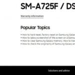 Especificaciones del Galaxy A72 2021