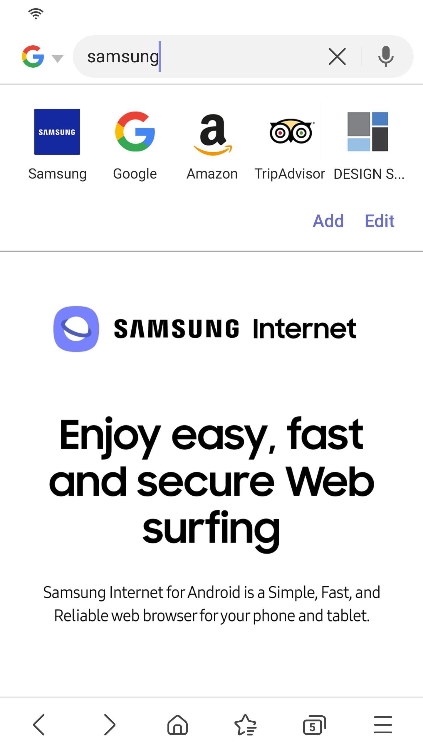 Samsung Internet 