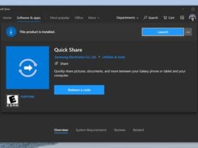 Samsung Quick Share - Windows 10