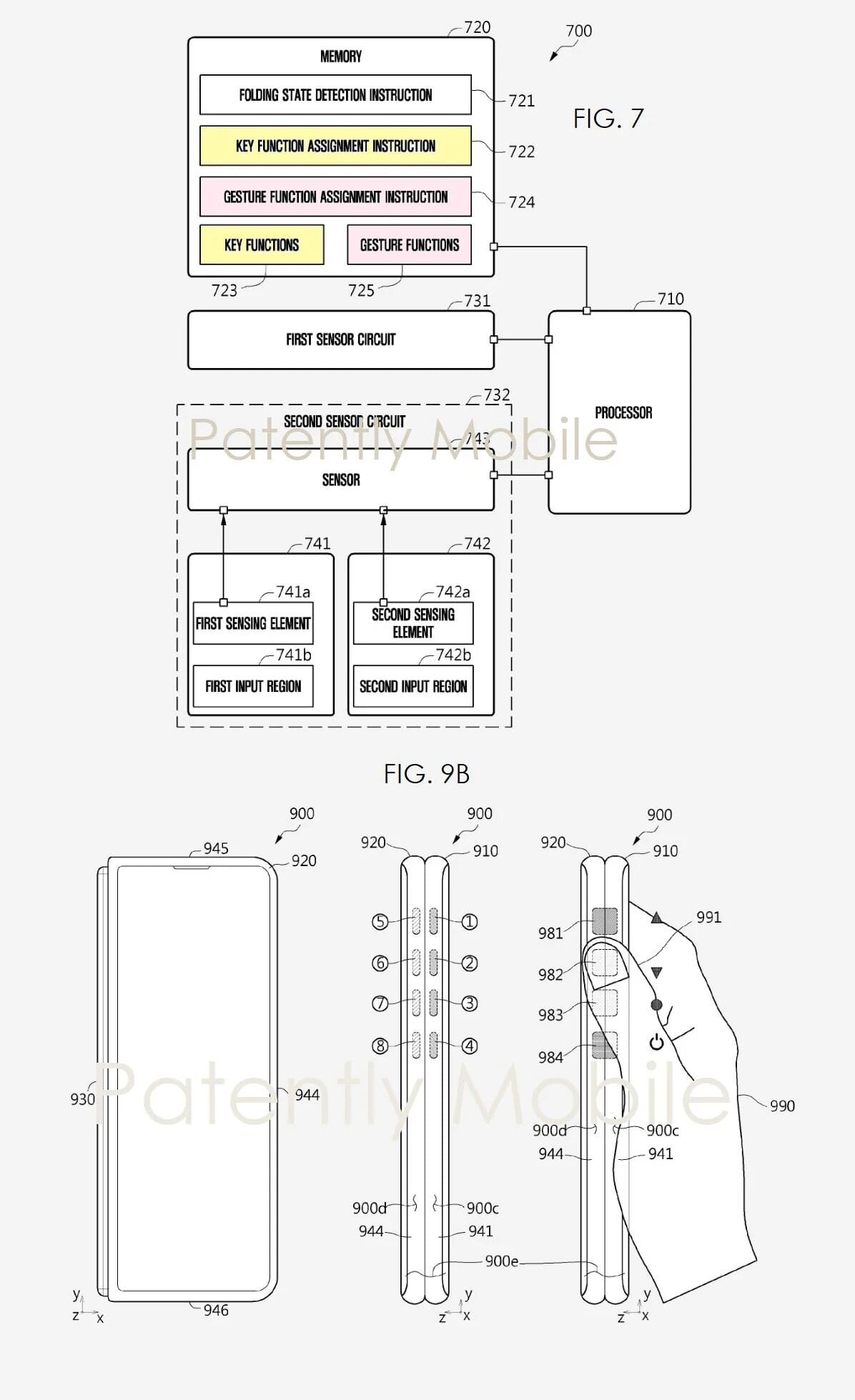 Patente plegables Samsung 1